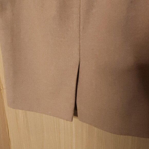 J. Crew The Pencil Skirt Tan Wool Blend Career Skirt 8 - Picture 4 of 8